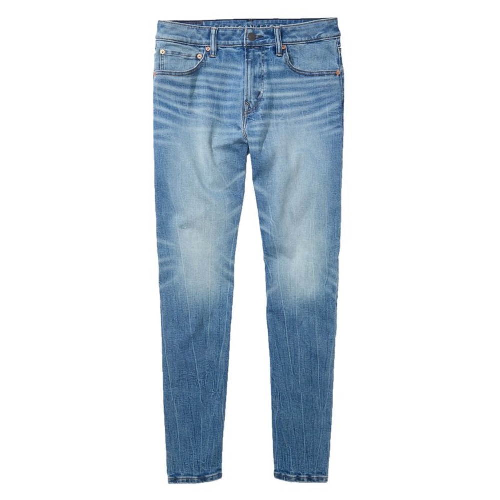 American Eagle Outfitters Blue Denim Jeans (Airflex/Athletic skinny)